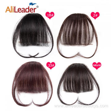 Handmade Real Hair Air Bangs 100% Human Hair